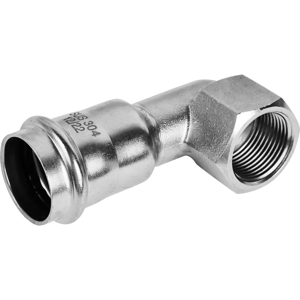 Угол переходной Rommer 3/4"x28 мм ВПр-ВР нержавеющая сталь STLM-2084274 - Вид №1