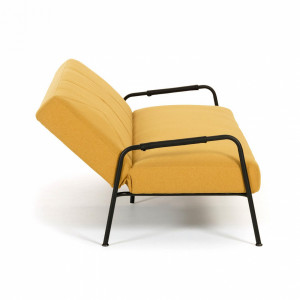 075478 Диван-кровать желтая La Forma Neiela