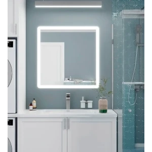 Зеркало для ванной Omega Glass Тип 2 SD302 с подсветкой 70x70 см квадратное