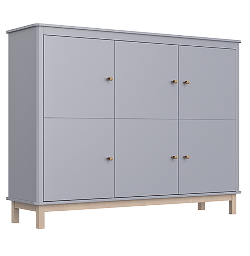 Шкаф детский низкий серый Classic ELLIPSE ELLIPSE CLASSIC 257751 Серый Santreyd  - Вид №3