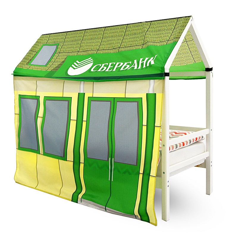 Накидка для кровати-домика Svogen игровая "Банк" БЕЛЬМАРКО  00-3873207 Зеленый Santreyd  - Вид №1