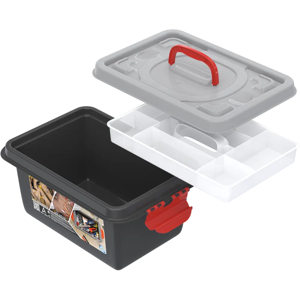 Santreyd Бокс универсальный с вкладышем АП 406 для инструментов и хранения 87583233 STLM-0846512 - Вид №1