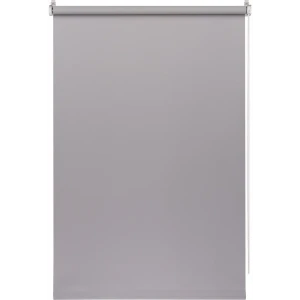 Штора рулонная блэкаут 120x160 см серая