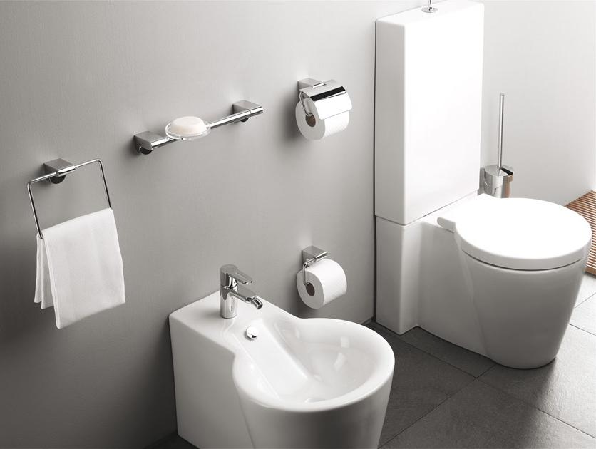 Emco Bad Держатель металлического рулона с крышкой Mundo 3300 001 00 - Вид №1