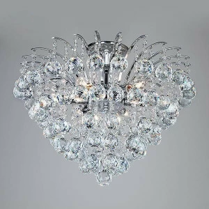 Потолочная люстра Eurosvet Ostiniya 3299/6 хром/прозрачный хрусталь Strotskis EUROSVET ДИЗАЙНЕРСКИЕ, OSTINIYA 183985 Хром