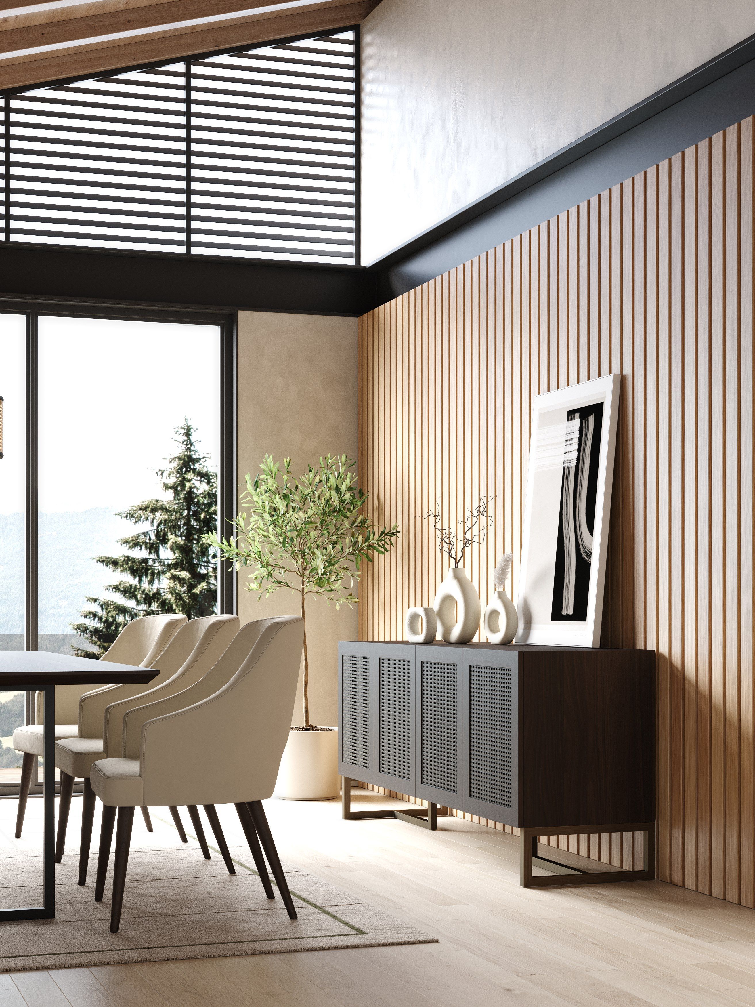 Шкаф из грецкого ореха с распашными дверями Stylish Club порт ARCH-00140305 - Вид №3