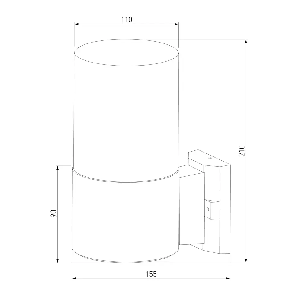 Светильник уличный настенный Roil IP54 1XE27X40W цвет черный дымчатый 83960121 STLM-2031527 Elektrostandard  - Вид №9
