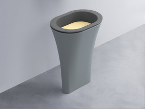 AMLA65-CM+AMPILO-CN+AMCOLO-BR Раковина Amedeo Ovale отдельностоящая cielo Enjoy + Amedeo