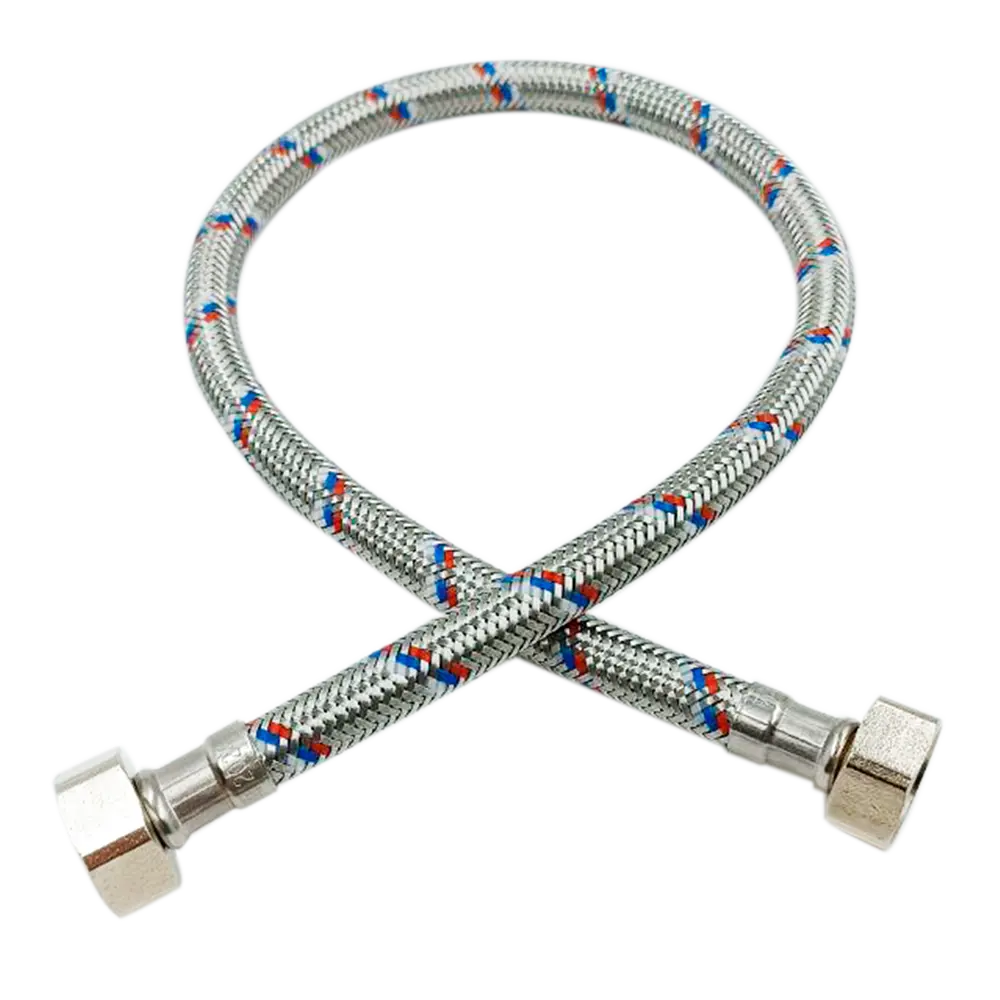 Гибкая подводка РОСТЕРМ для водоснабжения 1/2" 80 см 89409384 STLM-1564801 - Вид №1