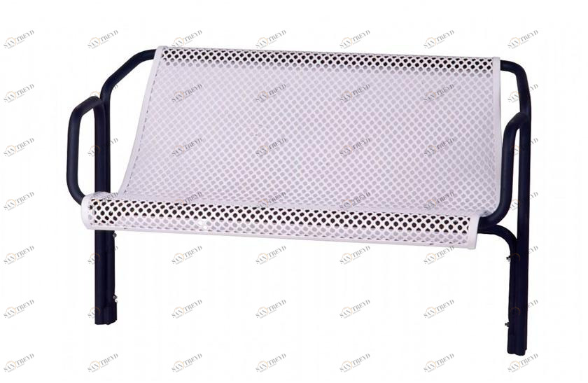 Euroform W Скамья металлическая с подлокотниками со спинкой Contour sun-id-1463597