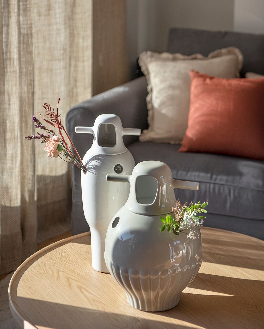 Фарфоровая ваза BD Barcelona SHOWTIME WHITE ARCH-00080578 - Вид №3