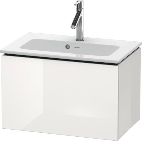 LC615606969 L-Cube Тумбочка подвесная компакт Орех брашированный (натуральный шпон) Duravit - Вид №2