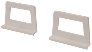 84966606 Ручки для москитных сеток ПВХ цвет белый 2 шт. STLM-0057459 TECH-KREP