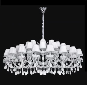 Подвесная люстра Crystal Lux Blanca SP45 белая CRYSTAL LUX ДИЗАЙНЕРСКИЕ, BLANCA 059428 Белый