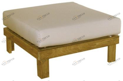 Il Giardino di Legno Квадратный деревянный садовый пуф Saint tropez 216