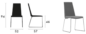 Capdell Кресло-санки с обивкой Hol sun-id-1401936 - Вид №1