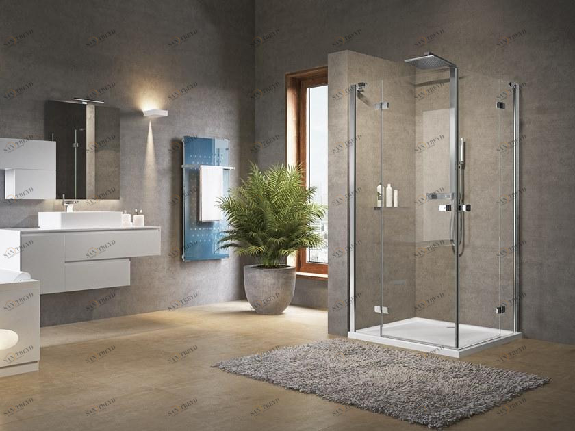 NOVELLINI Душевой уголок угловой с распашной дверцей Brera sun-id-1450622