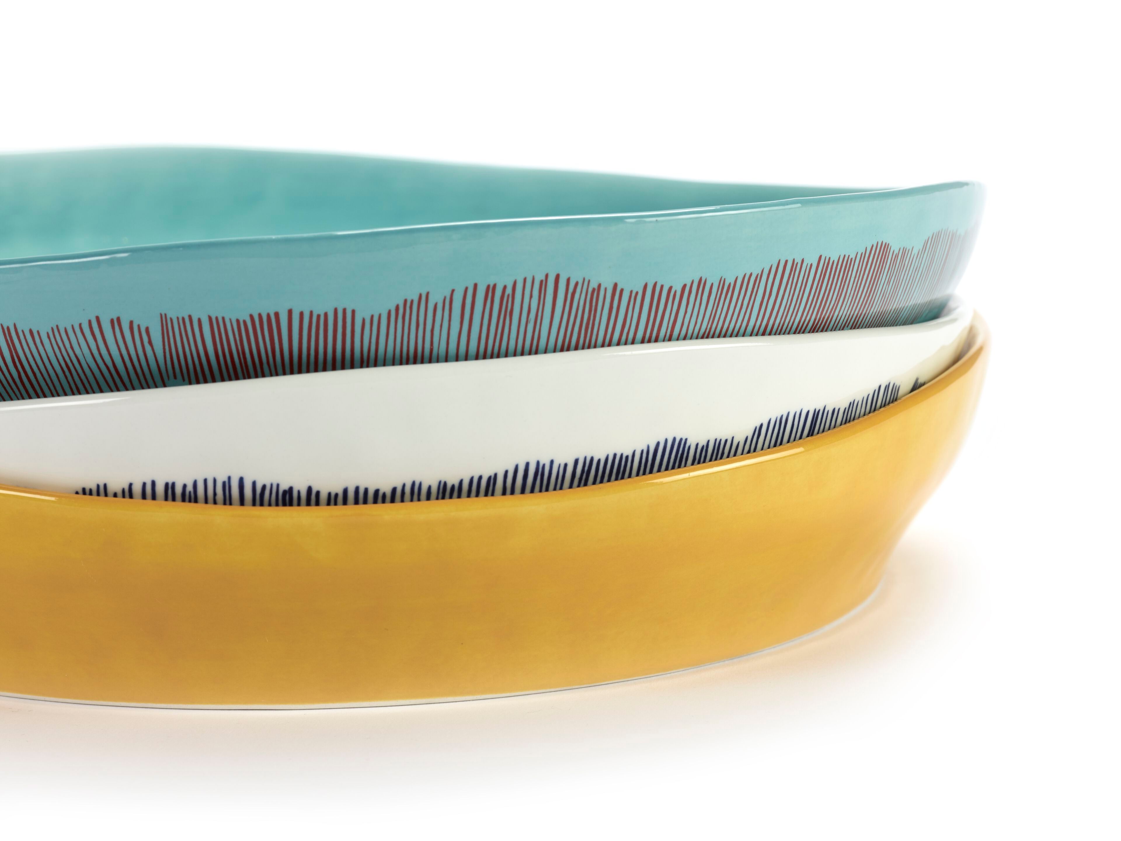 Глазурованная фарфоровая тарелка Serax Ottolenghi Feast ARCH-00101141 - Вид №12