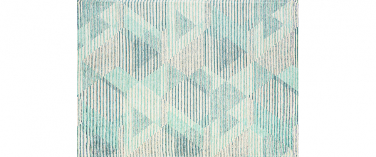 COLORISTICA Flight Aqua 160x230 Ковры  160 X 230  Голубой  - Вид №2