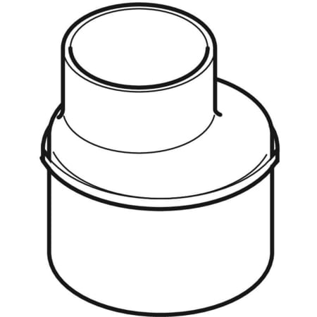 312.100.14.1 Переход эксцентриковый Geberit Silent-db20 Geberit  - Вид №1