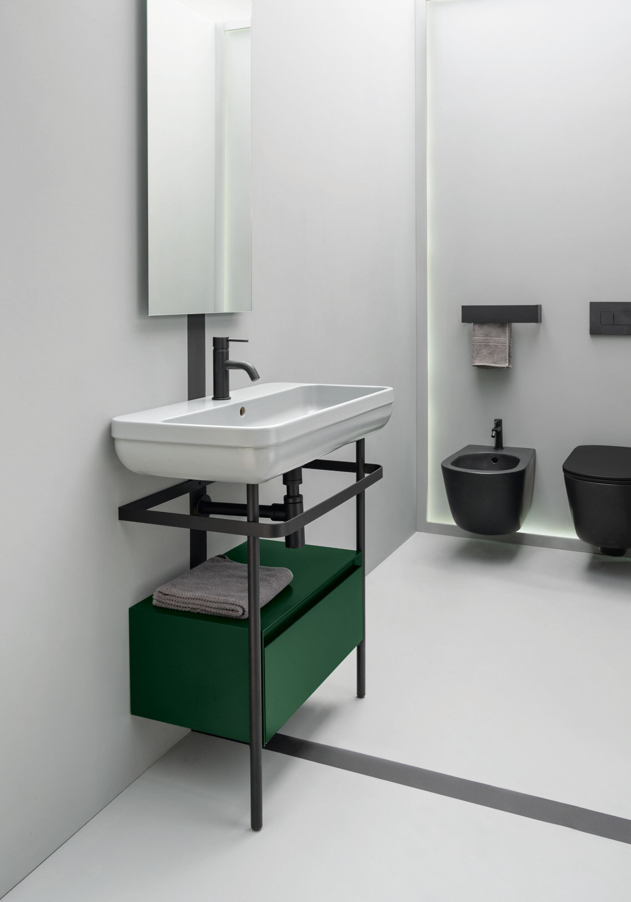 Прямоугольная керамическая раковина с переливом Axa Legacy ARCH-00138648 - Вид №9