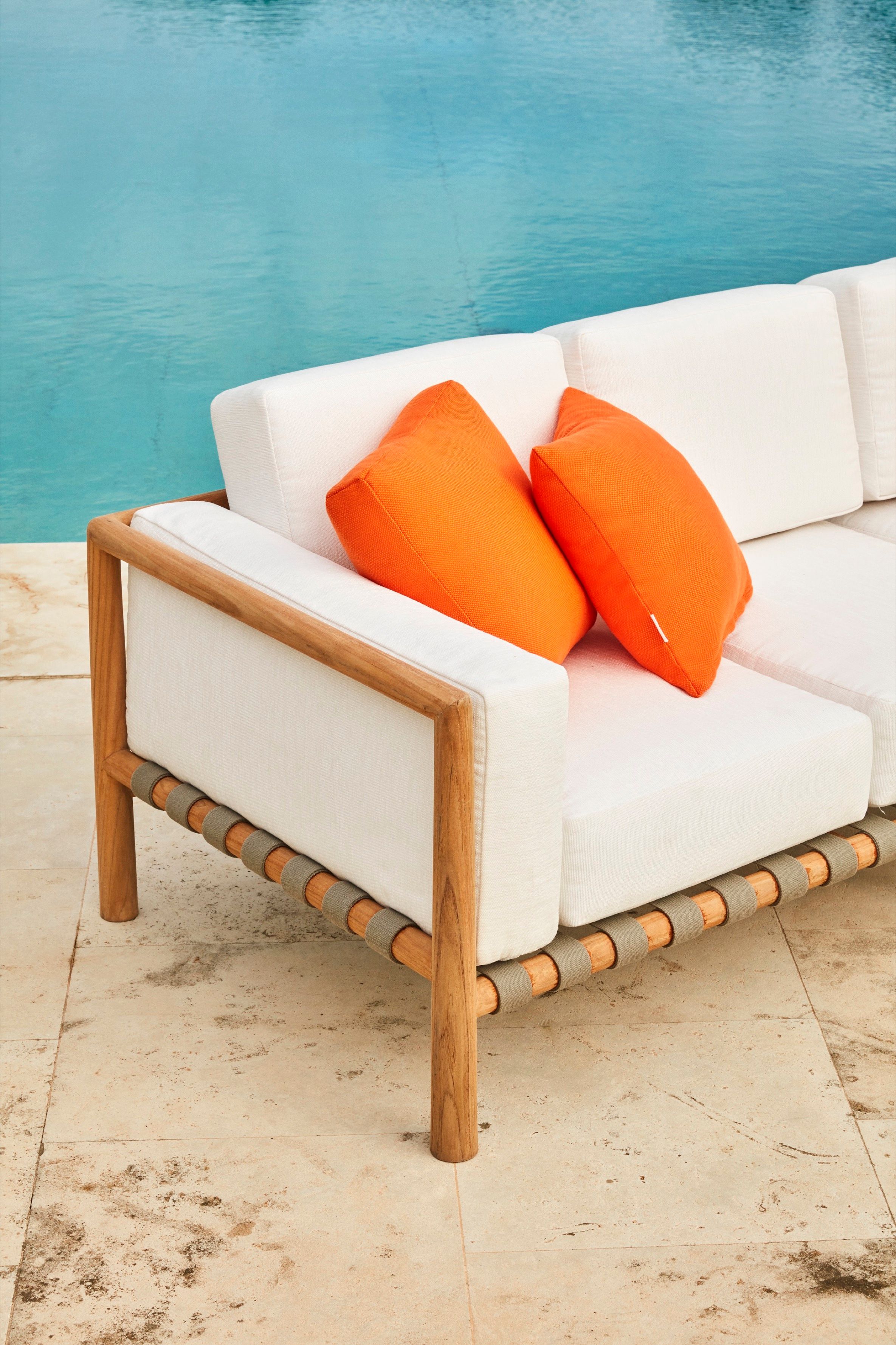 3-местный тканевый съемный садовый диван Unopiù Pevero ARCH-00048443 - Вид №6