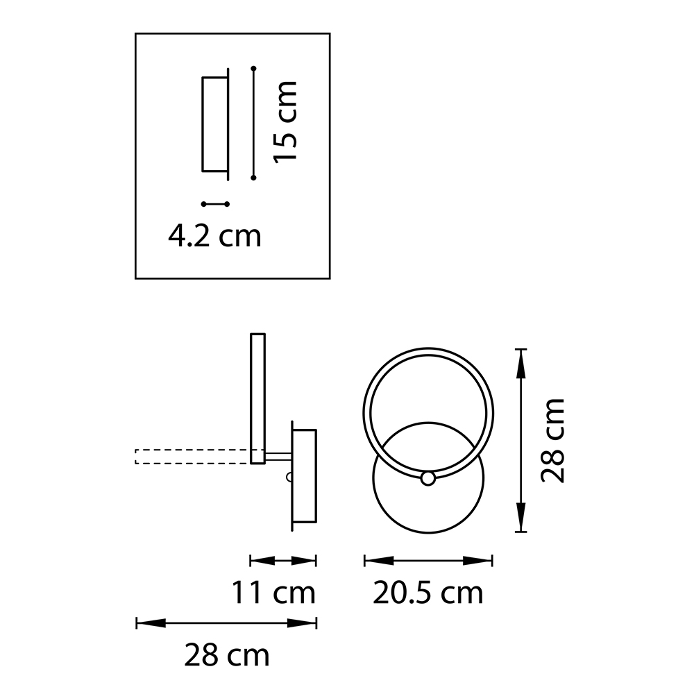 Бра Lightstar Breve 749612 LIGHTSTAR ОРИГИНАЛЬНЫЕ 109641 Белый  - Вид №1
