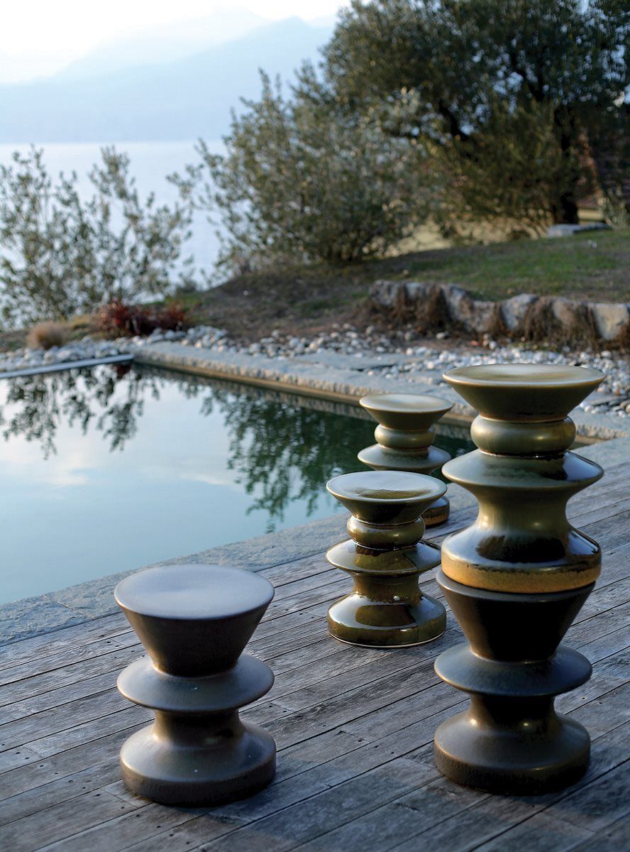 Круглый журнальный столик из керамогранита Zanotta TETI ARCH-00052641 - Вид №5