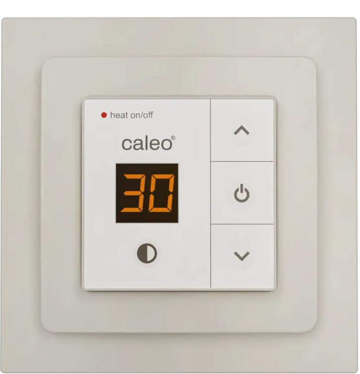 93848214 Терморегулятор для теплого пола Caleo 720 электронный цвет бежевый STLM-0588991
