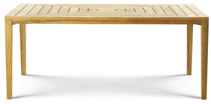 Ethimo Прямоугольный деревянный садовый стол Friends Frtr0100 - Вид №1