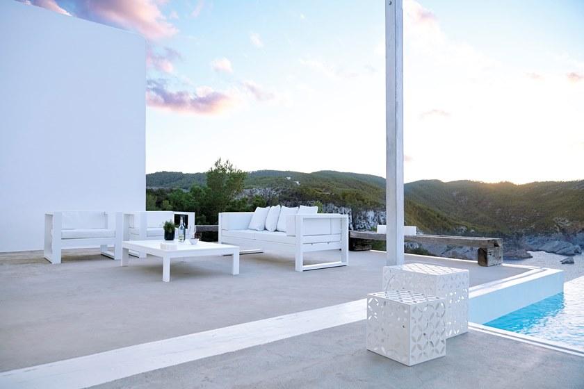 GANDIABLASCO Низкий прямоугольный алюминиевый журнальный столик Na xemena sun-id-1483460 - Вид №4