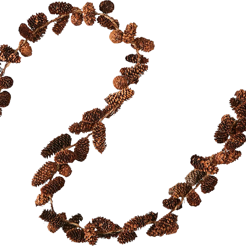 87033410 Декоративное украшение из сосновых шишек 120x7x7 см STLM-0958313