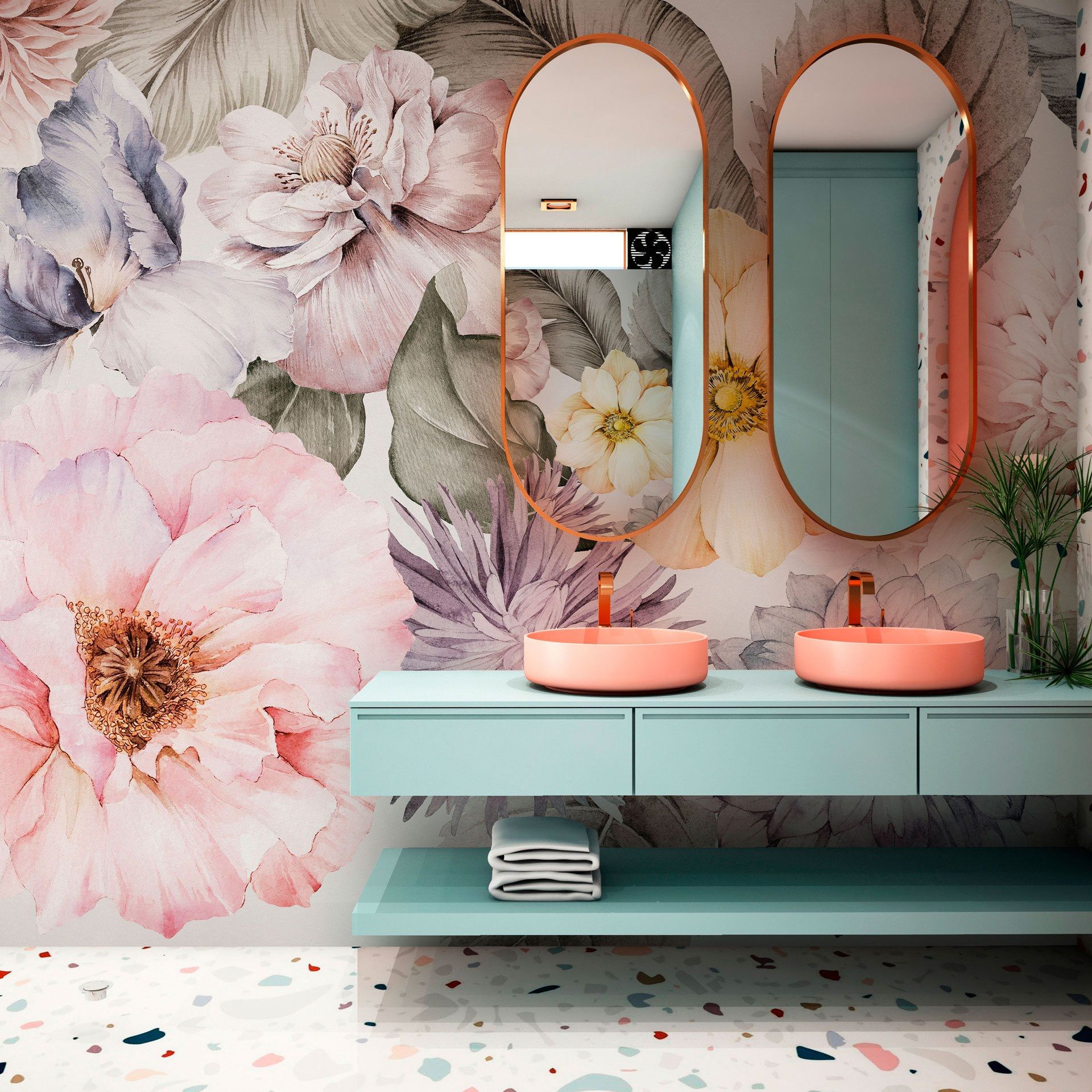 Панорамные обои с цветочными мотивами Rimura 2020 ARCH-00069185 - Вид №1