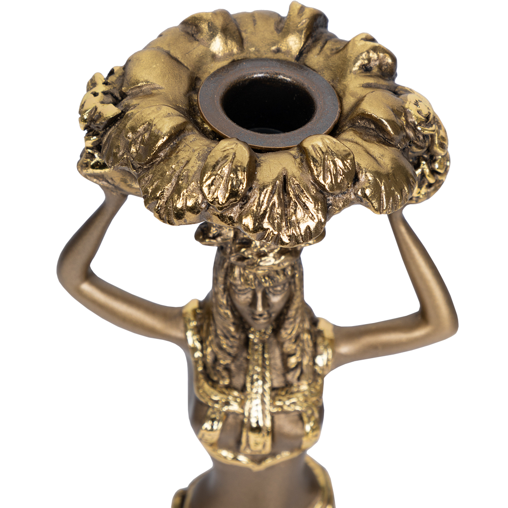 22157 Подсвечник Цветок Египта Бронза BOGACHO 4627138201923 - Вид №4