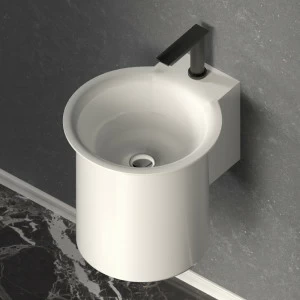 ACER1063RZEXMAR Подвесная раковина настенная круглая Agape  белая