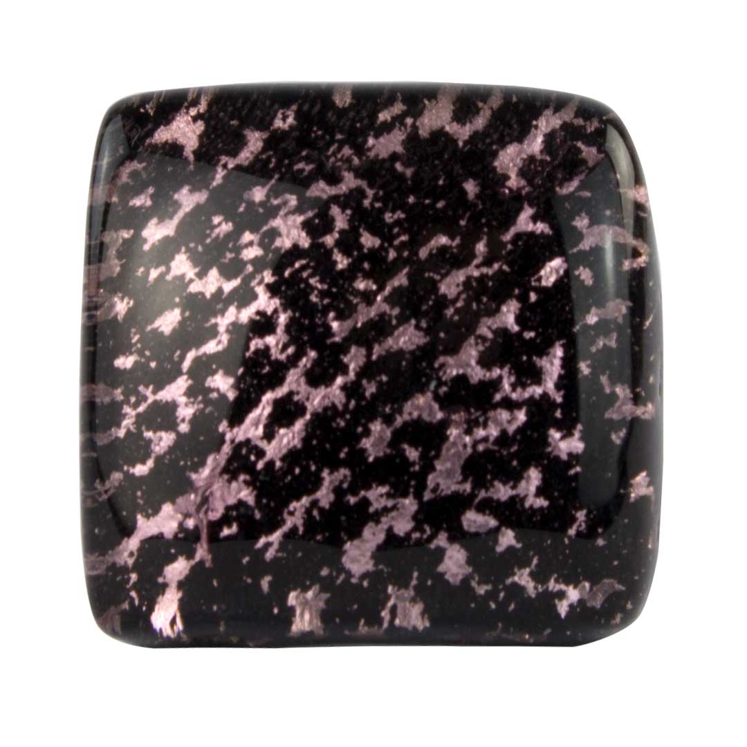 3985 ORIGINALMURANOGLASS Кольцо Очарование - сиреневое - муранское стекло OMG 2 см  - Вид №1