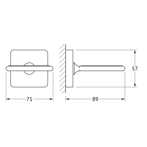 Держатель мыльницы Ellux AVANTGARDE AVA 009 sun-id-561195 - Вид №1