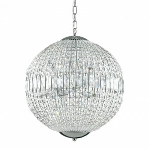 Подвесной светильник Ideal Lux Luxor SP8 IDEAL LUX ДИЗАЙНЕРСКИЕ, LUXOR 072683 Хром