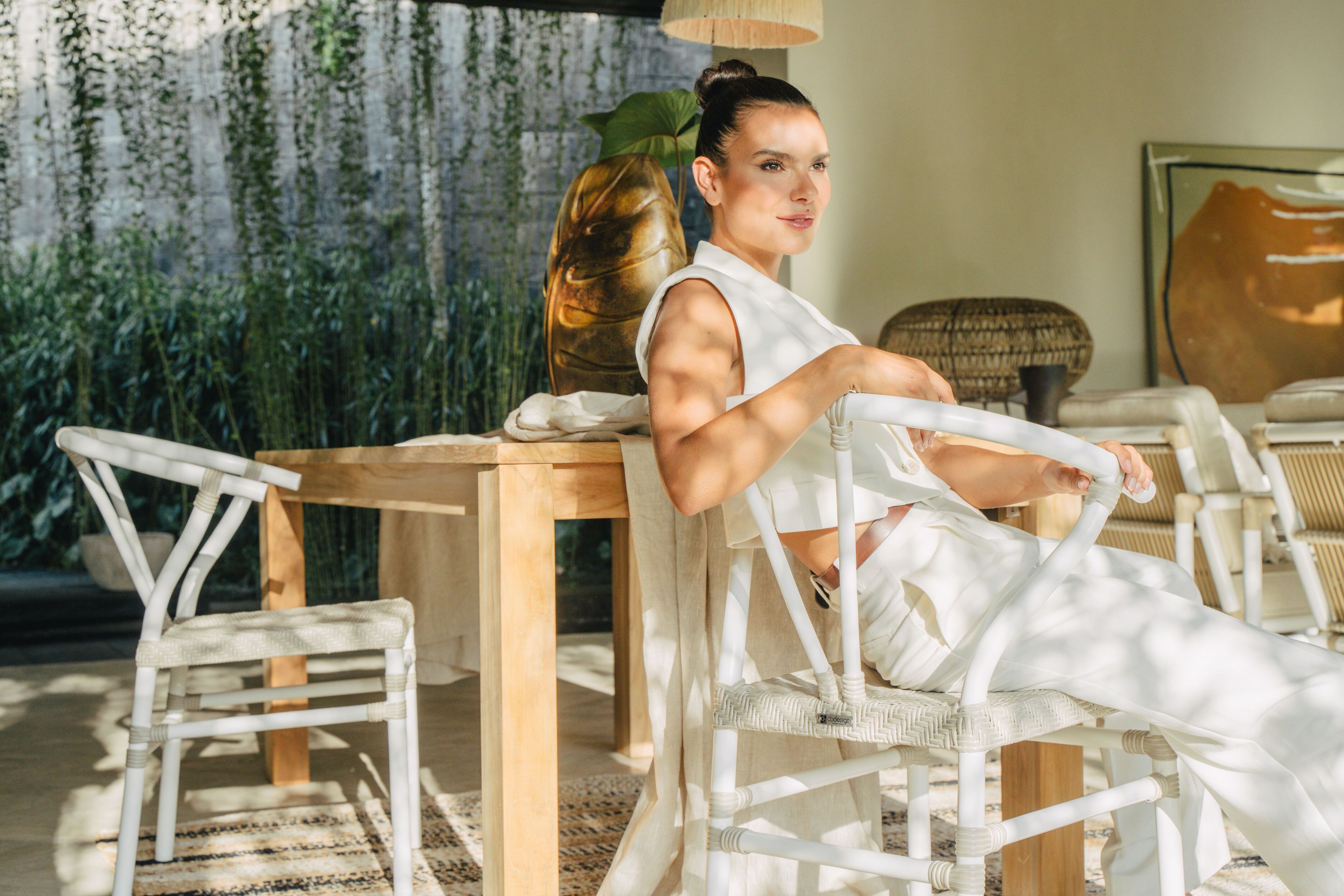 Алюминиевый садовый стул cbdesign Wishbone ARCH-00069515 - Вид №14