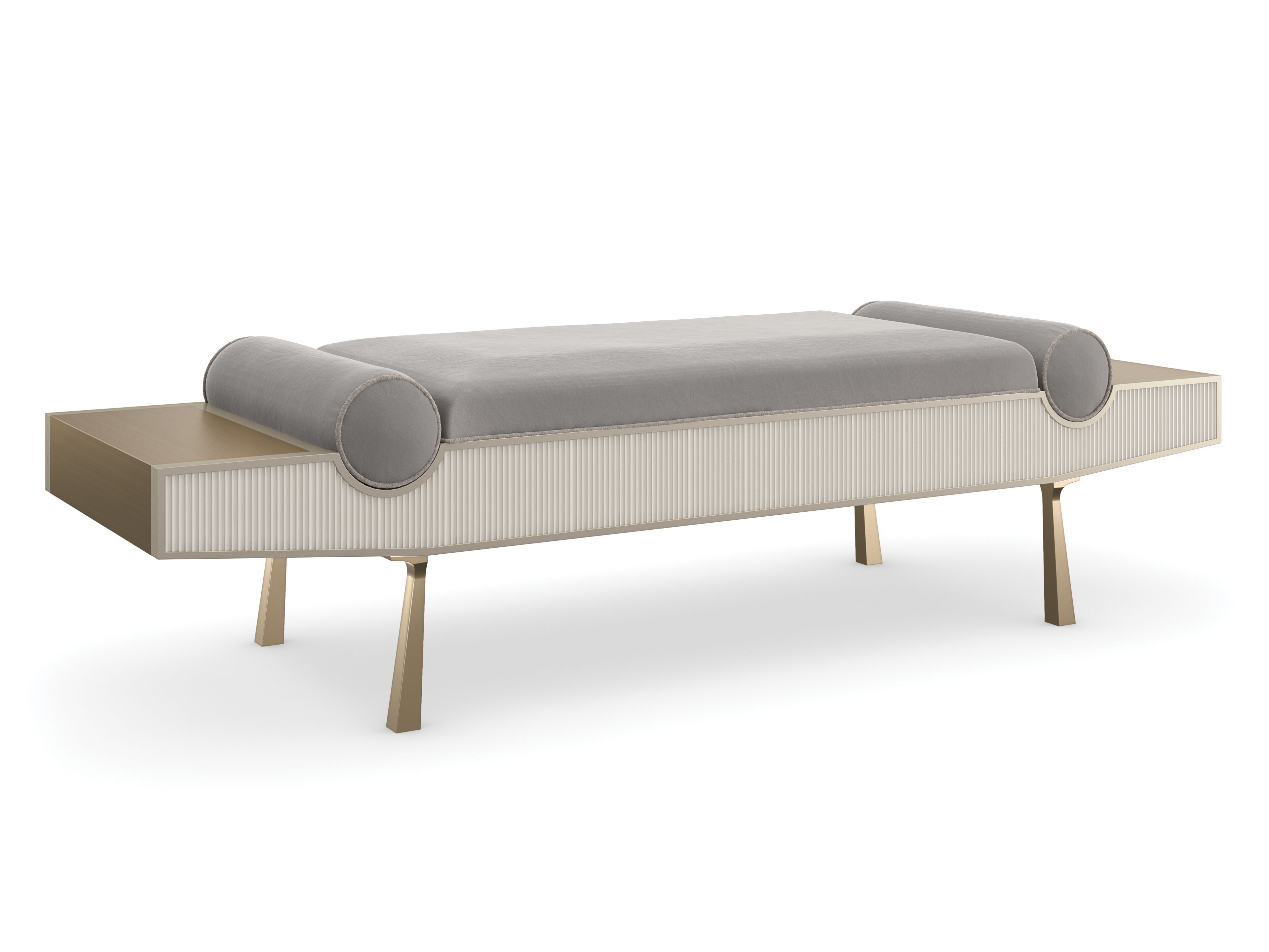 Мягкая скамейка из ткани Caracole ROLL PLAY ARCH-00144400