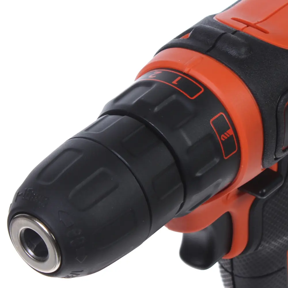 Дрель-шуруповерт аккумуляторная Black&Decker BDCDD12, 10.8 В Li-ion 2х1.5 Ач BLACK + DECKER STLM-2008654 - Вид №1
