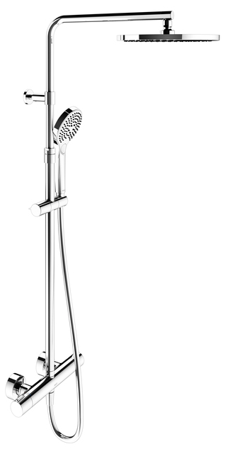 53926372321 Смеситель с термостатом и верхней душевой насадкой KEUCO Plan blue - Вид №1