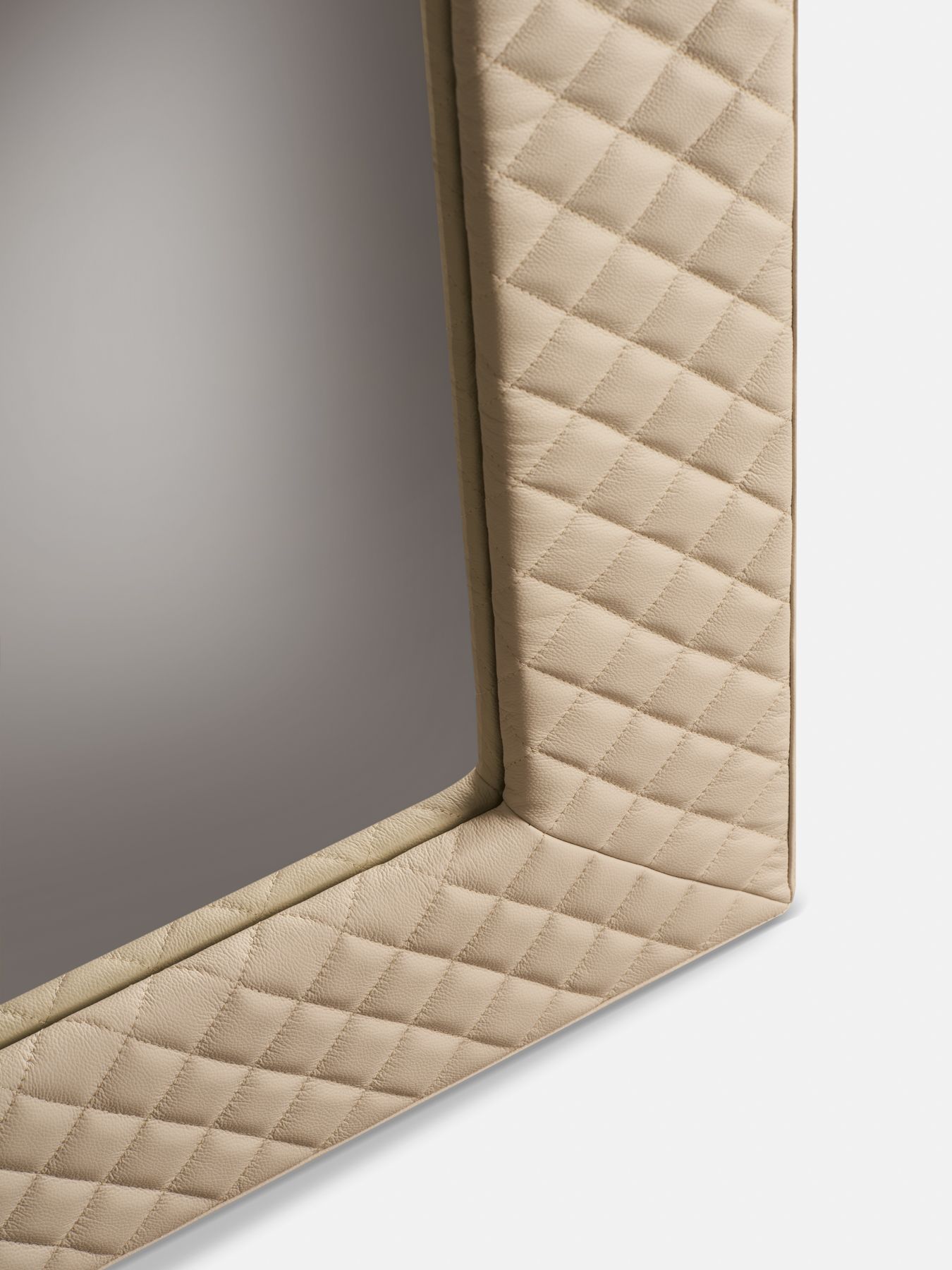 Прямоугольное зеркало с кожаной рамкой EFORMA PRISMA ARCH-00027907 - Вид №3