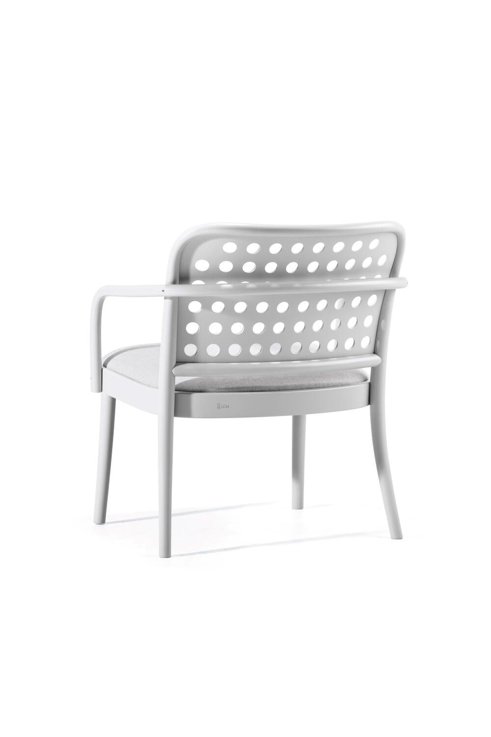 Деревянное кресло с подлокотниками с мягким сиденьем TON 822 ARCH-00035643 - Вид №5