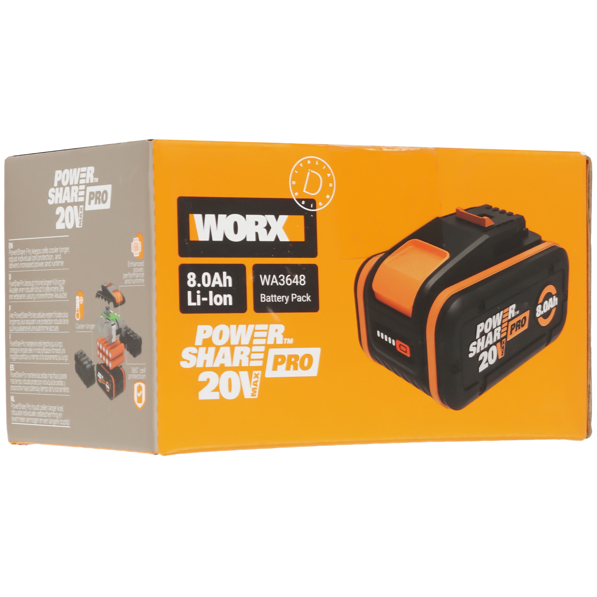 Аккумулятор Worx WA3648 PowerShare 20V 9083027 STDN-0103676 - Вид №4