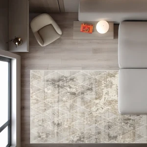 Ковер Белка Визион 150×230 см с рельефной текстурой в серых тонах 89424624