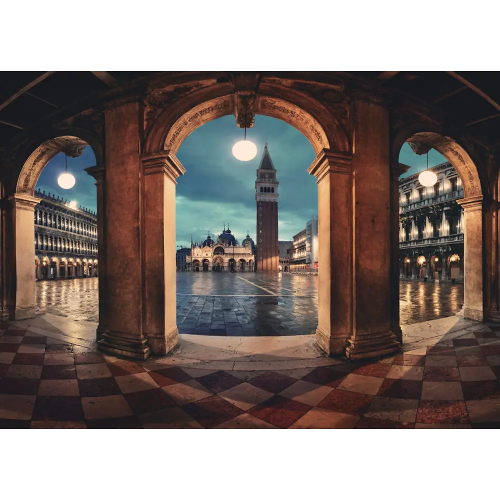 Картина на стекле Сан-Марко ночью 50х70 см POSTERMARKET STLM-2105070