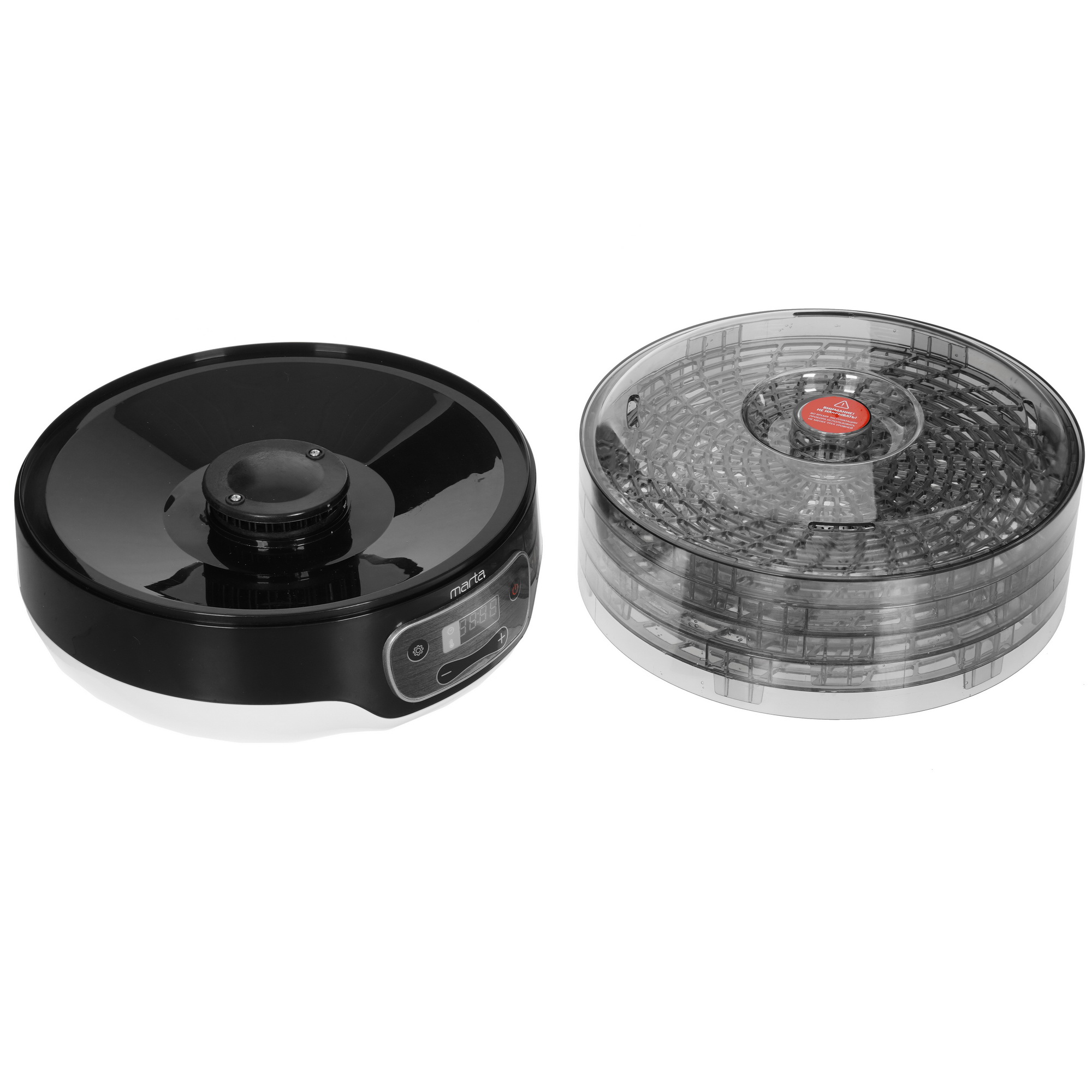 9913332 Сушилка для овощей и фруктов MARTA MFD-504PS черный STDN-0031838 - Вид №5