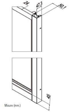 Samo Душевая ниша с поворотной дверцей Eccelsa sun-id-1508145 - Вид №3