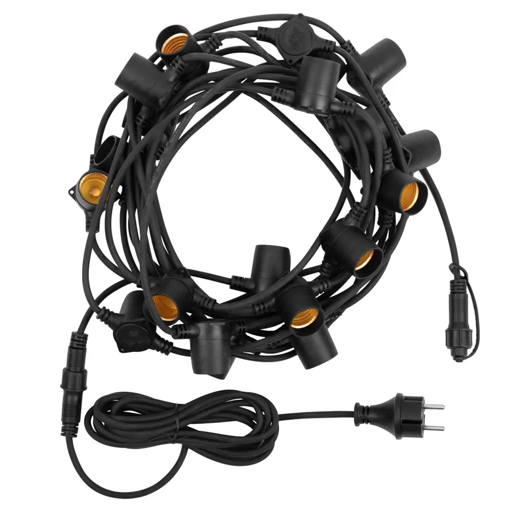 Электрогирлянда Neon-Night Belt Light 10 м 20 ламп цвет черный 86263762 STLM-2185972 Santreyd 